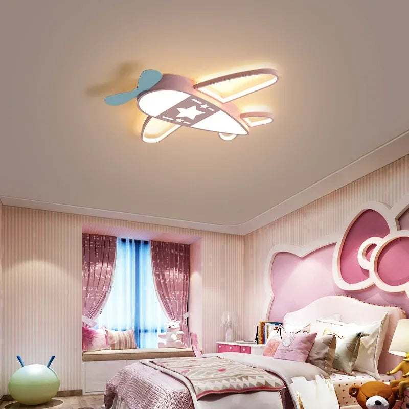 SkyDream Airplane LED Ceiling Light – Creative Lighting for Kids’ Rooms