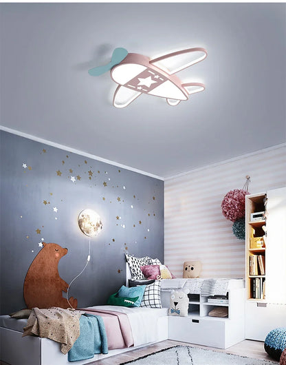 SkyDream Airplane LED Ceiling Light – Creative Lighting for Kids’ Rooms